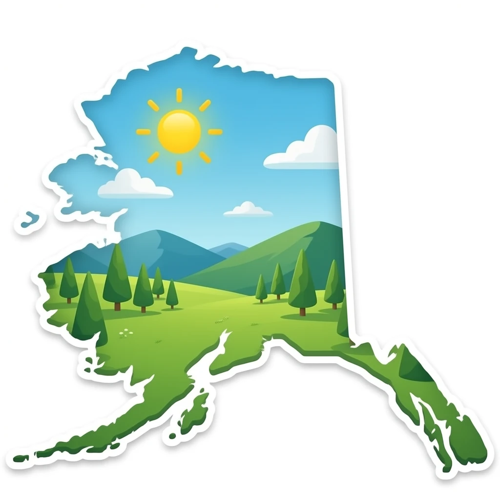 Spider alaska map emoji