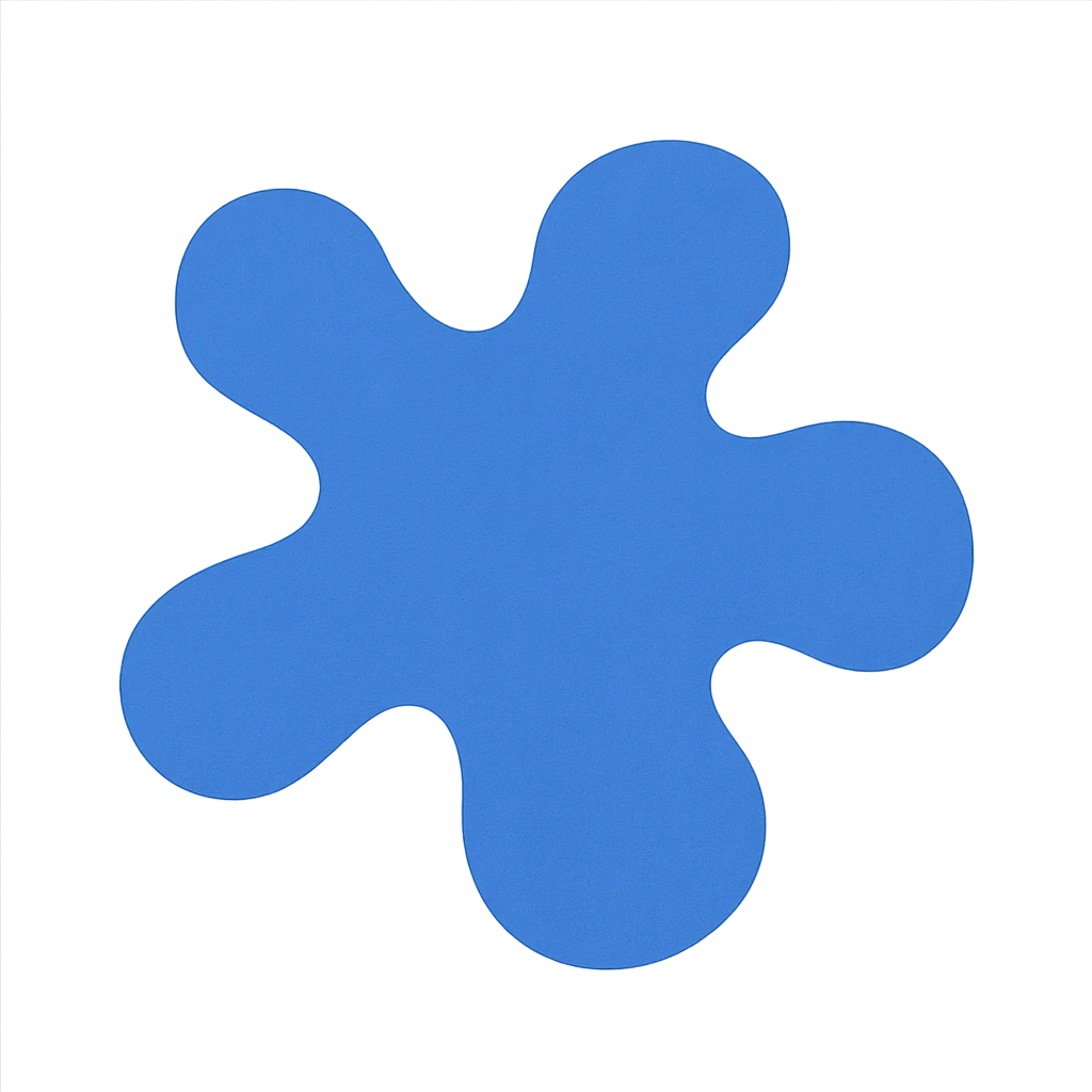 blue object emoji