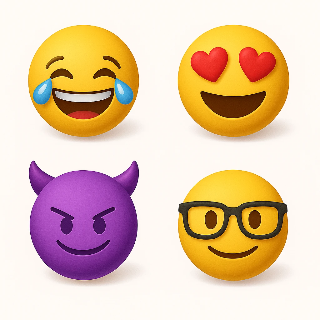 change glasses from transparent to black  emoji