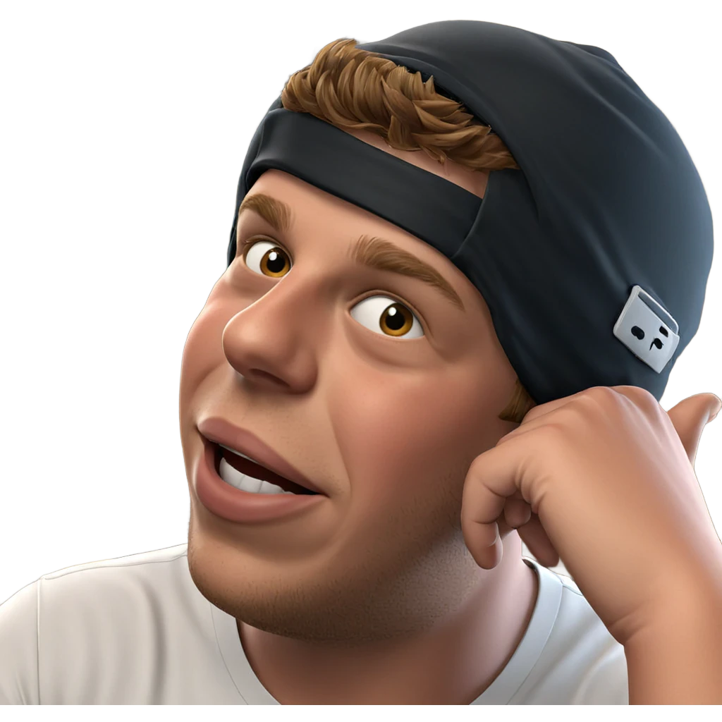 casual portrait of young man emoji