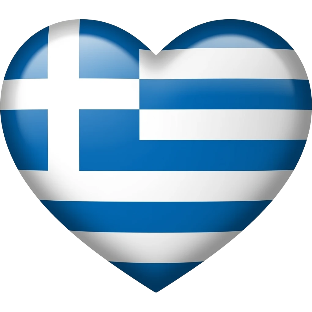 GREECE heart flag emoji