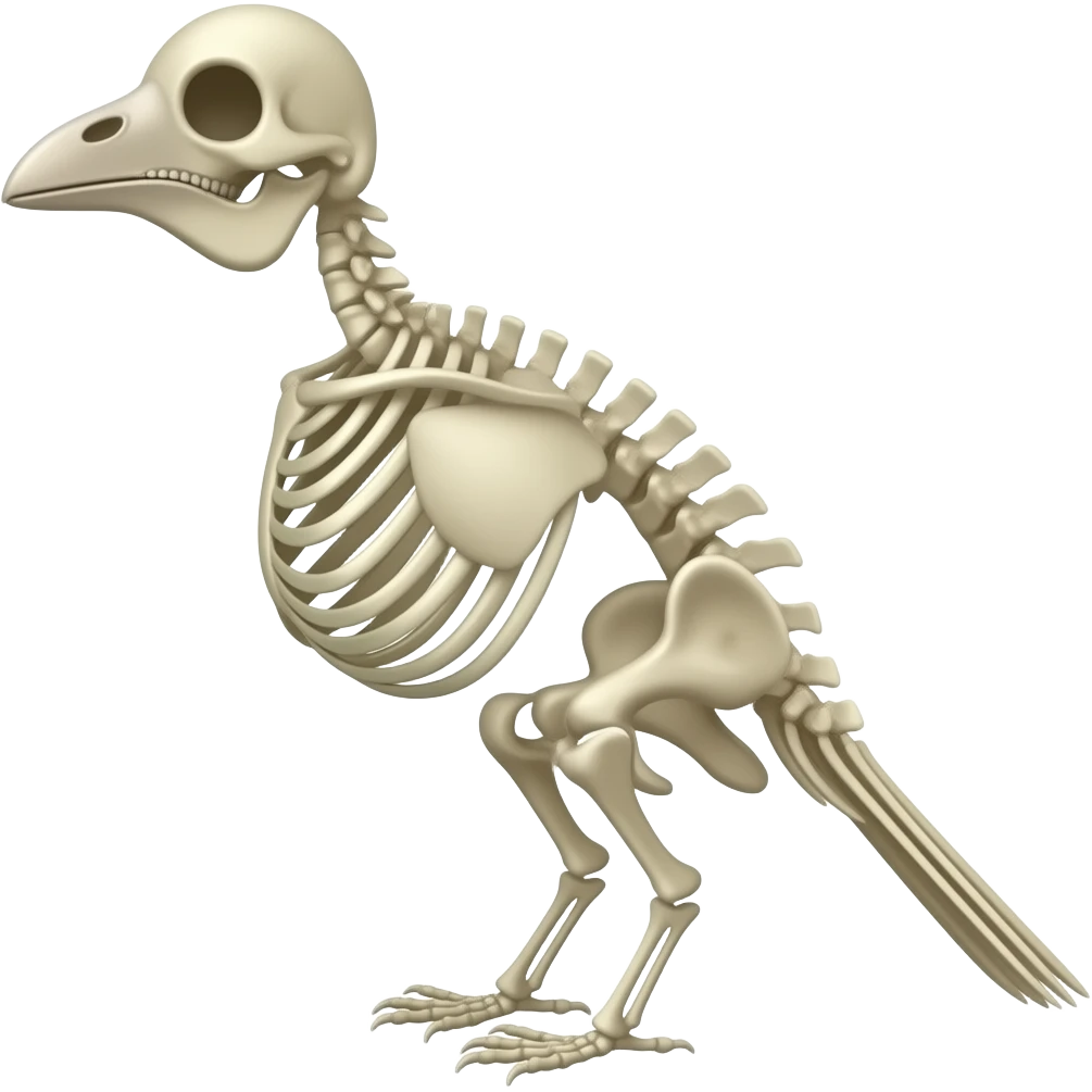 bird skeleon emoji