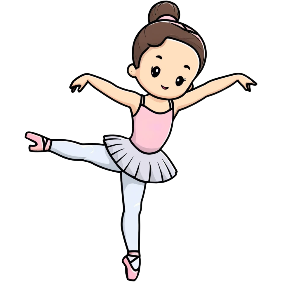 girl doing ballet emoji