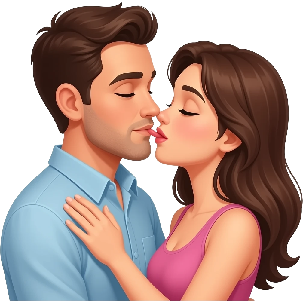 Man and woman having sex emoji