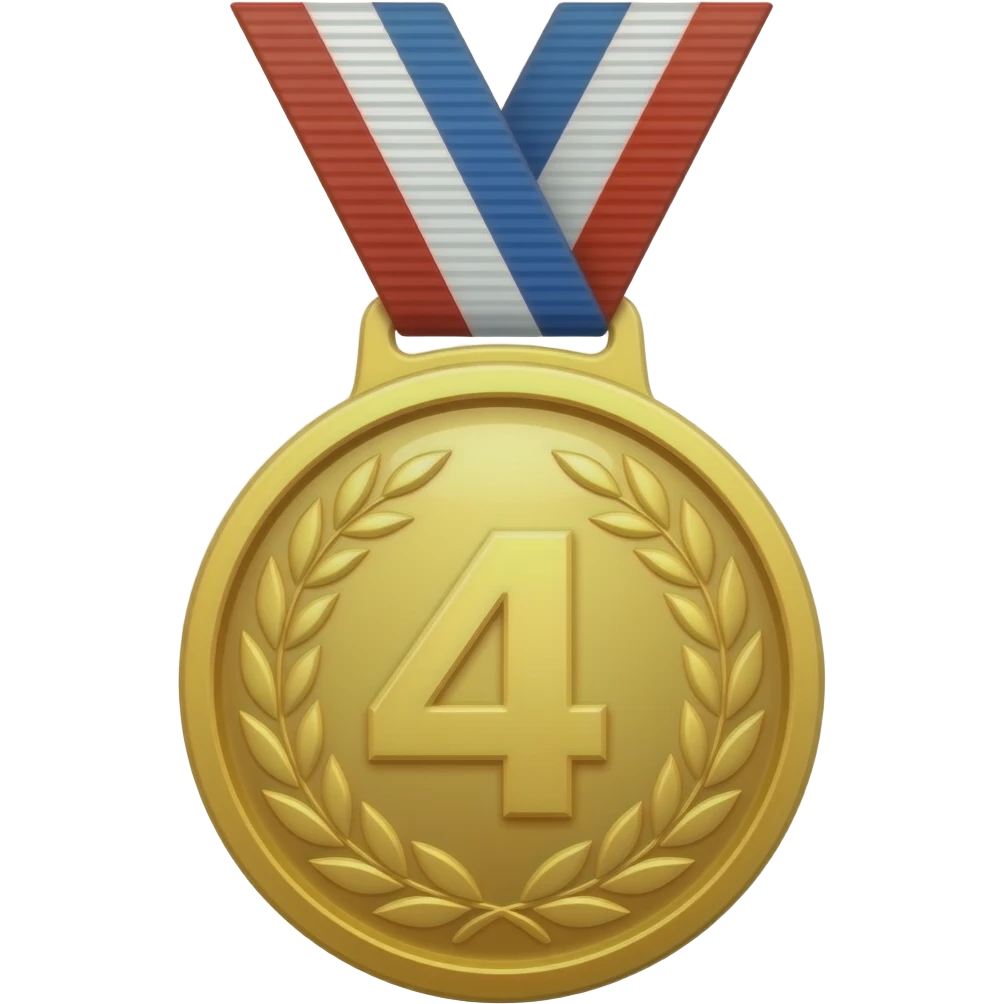 Create a 4th place medal emoji emoji