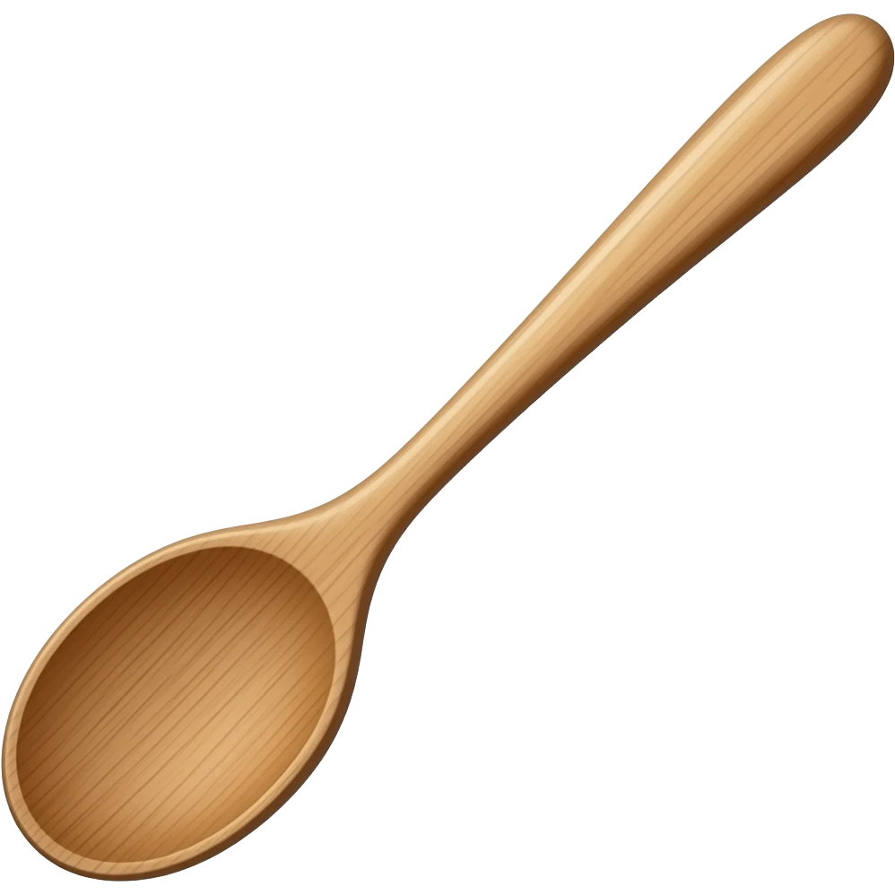 long wooden spoon emoji