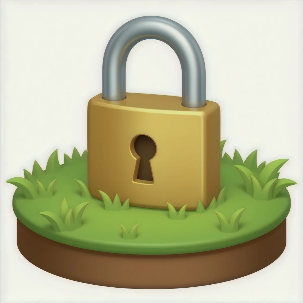 open lock and earth emoji