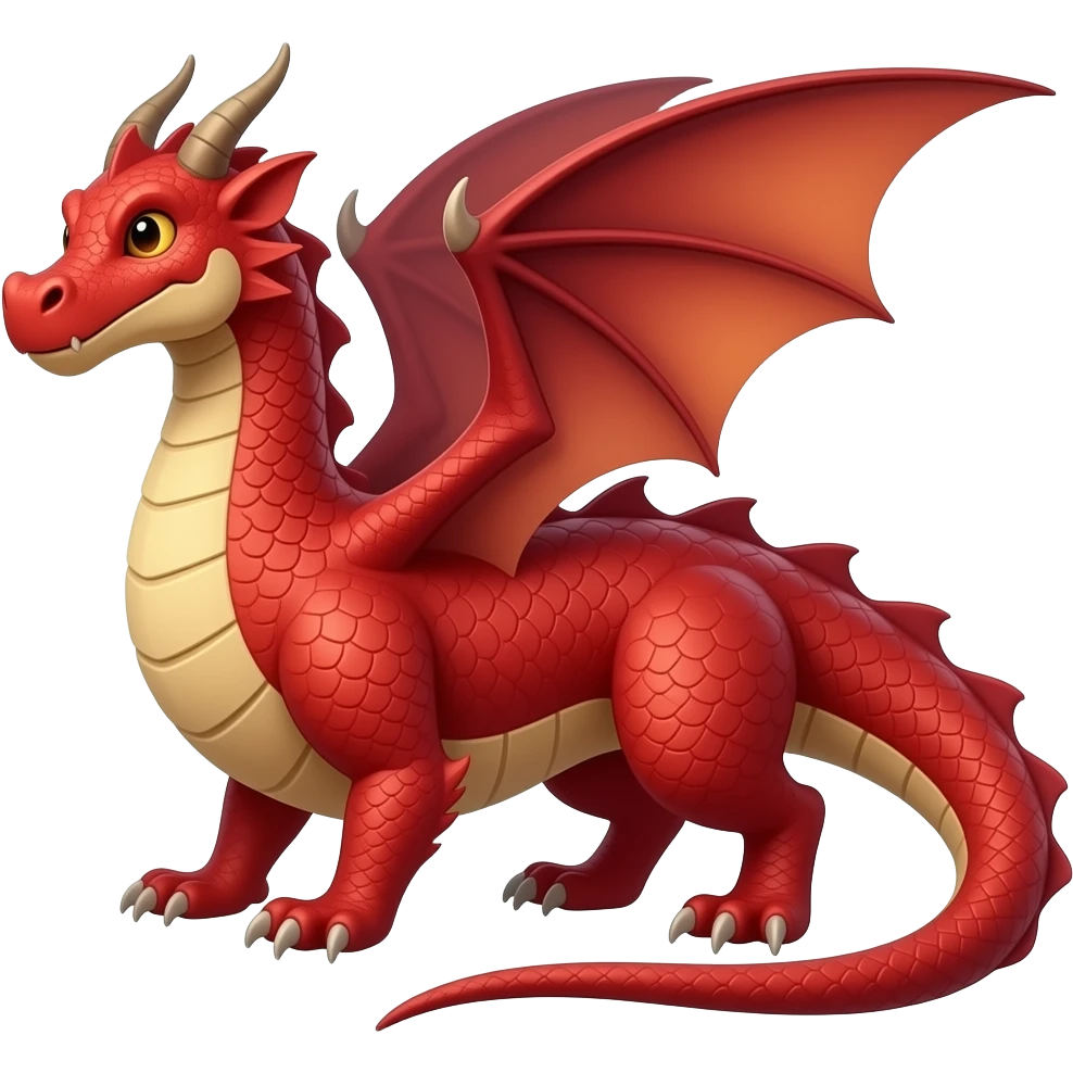 Red dragon emoji emoji