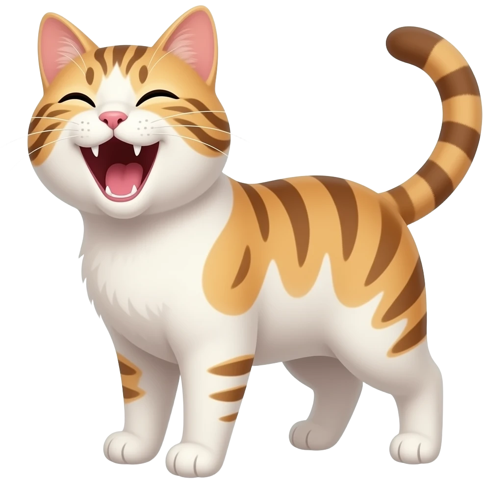 cat laughing emoji