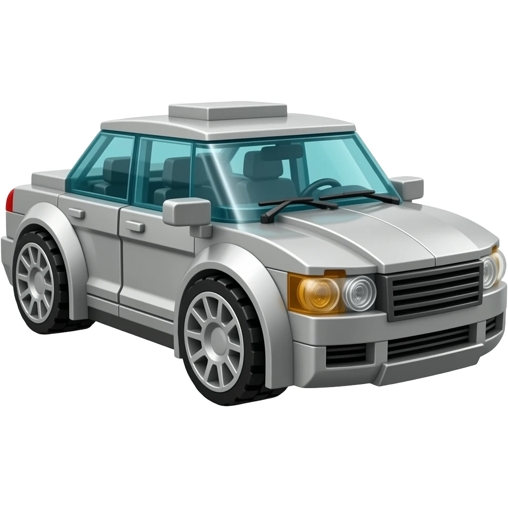 futuristic robot lego sedan emoji