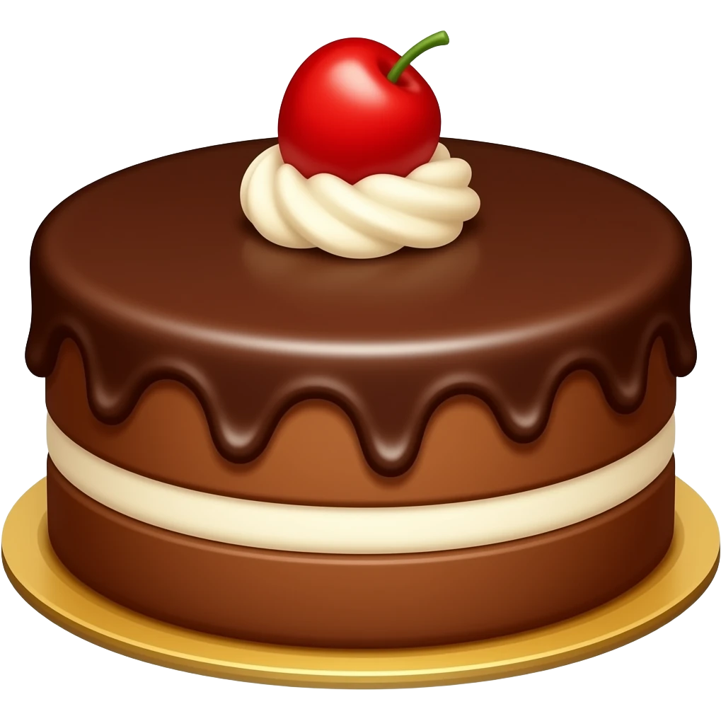 gateau au chocolat emoji