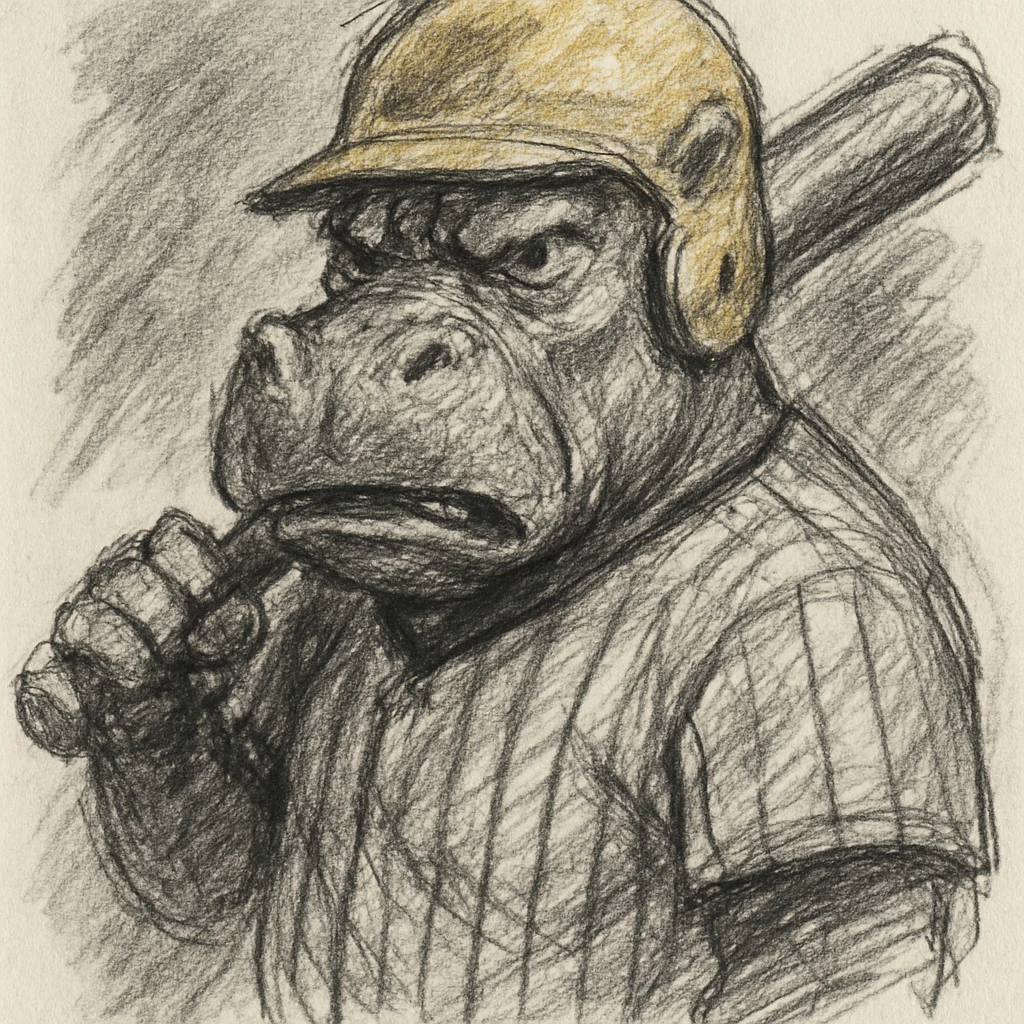 hippo holding a baseball bat, wearing a yellow helmet, pinstripes outfit emoji