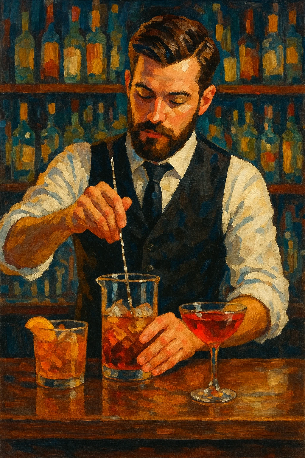 bartender mixing drinks emoji