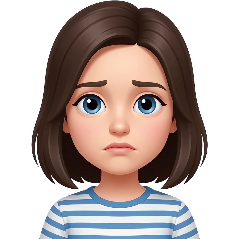 Émotions fille qui s’ennuis emoji