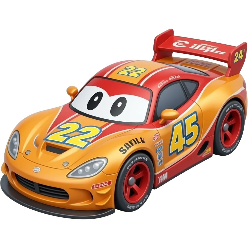 Toy race car emoji