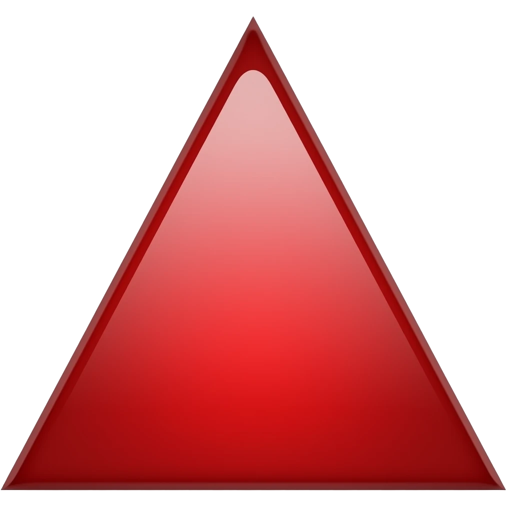 Red Triangle emoji