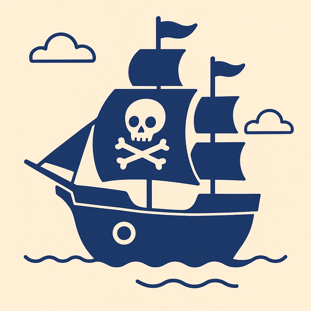 pirate ship emoji