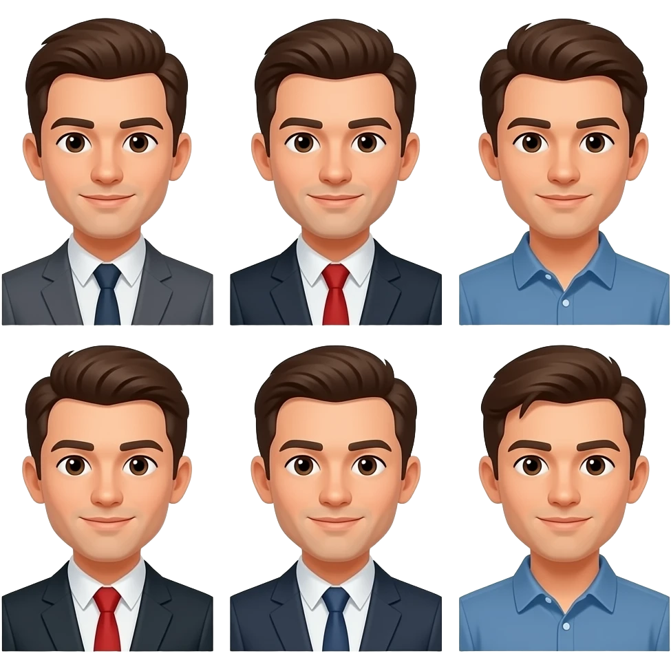 7 men emoji