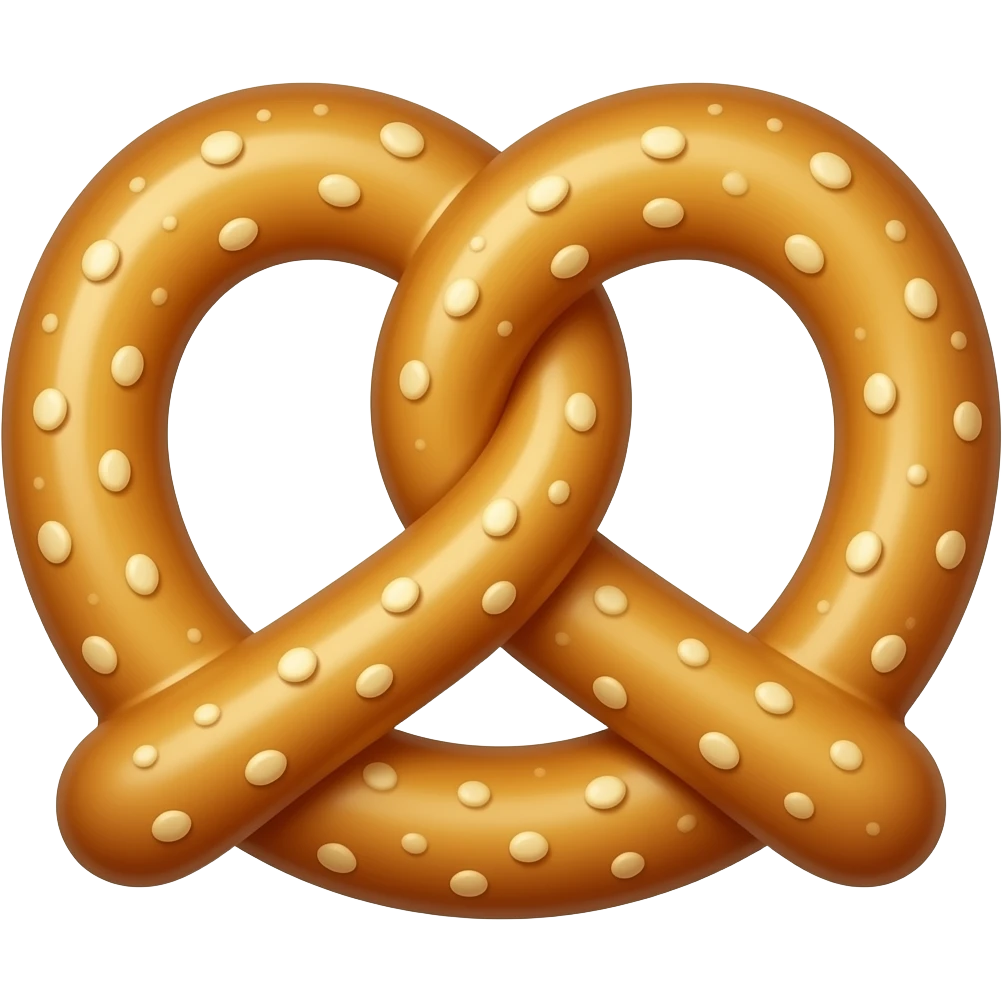Pretzel emoji