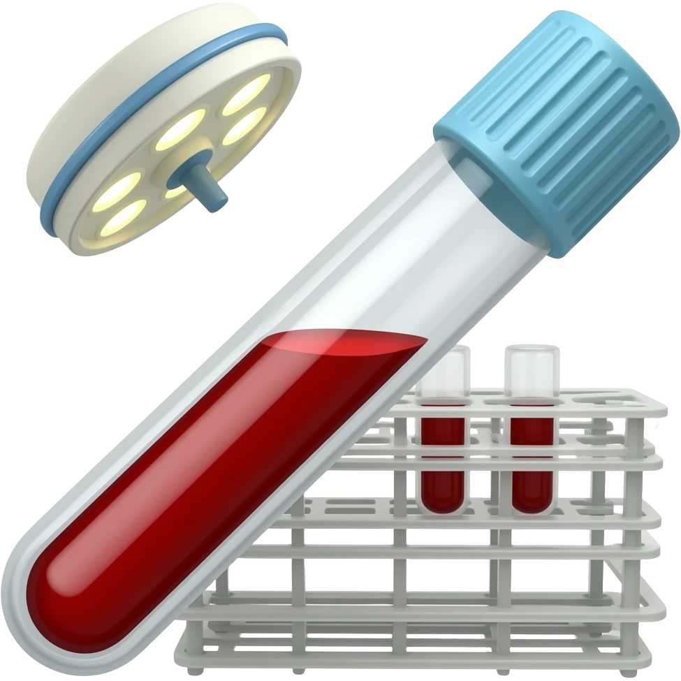 surgery blood test emoji