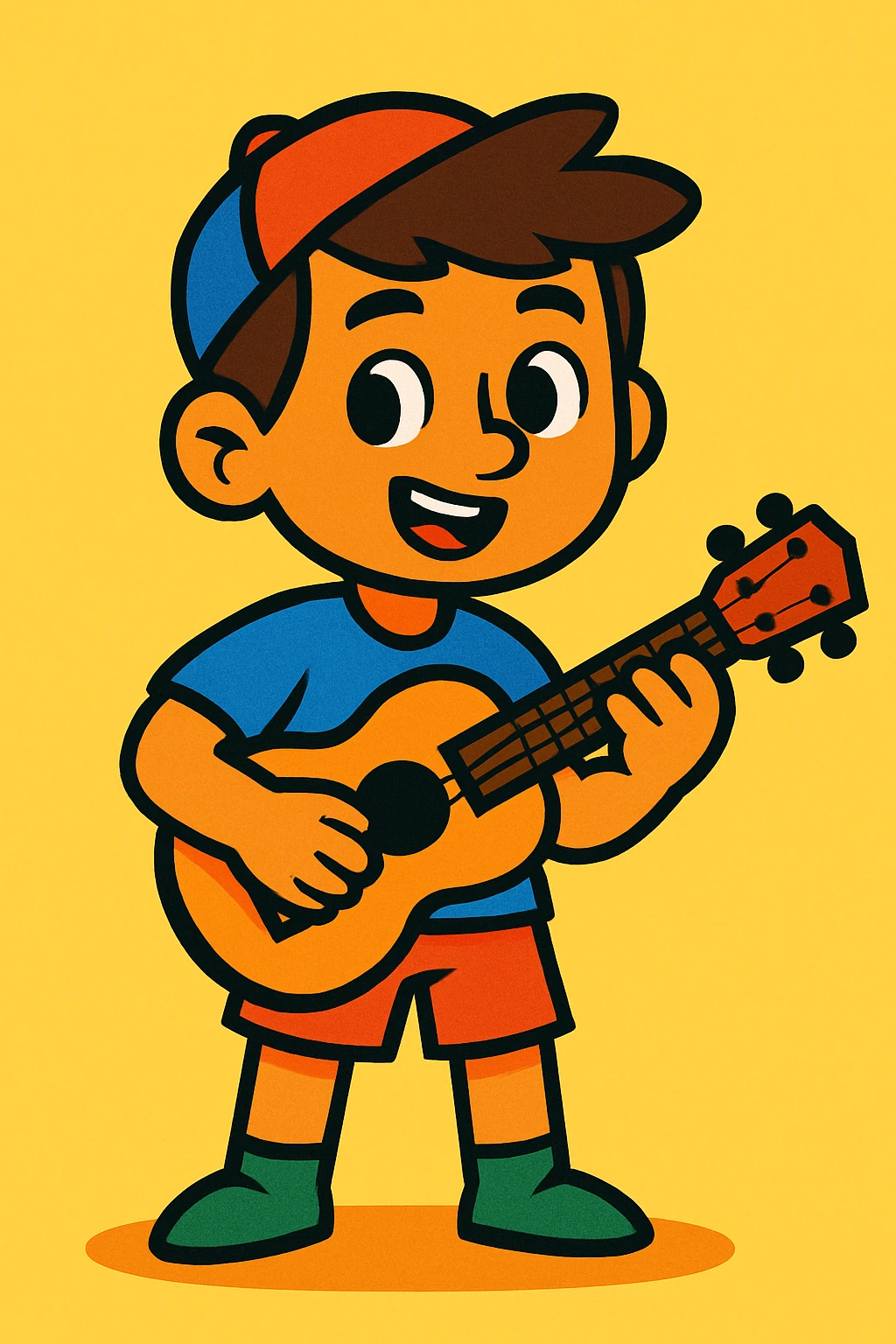 boy with ukulele emoji