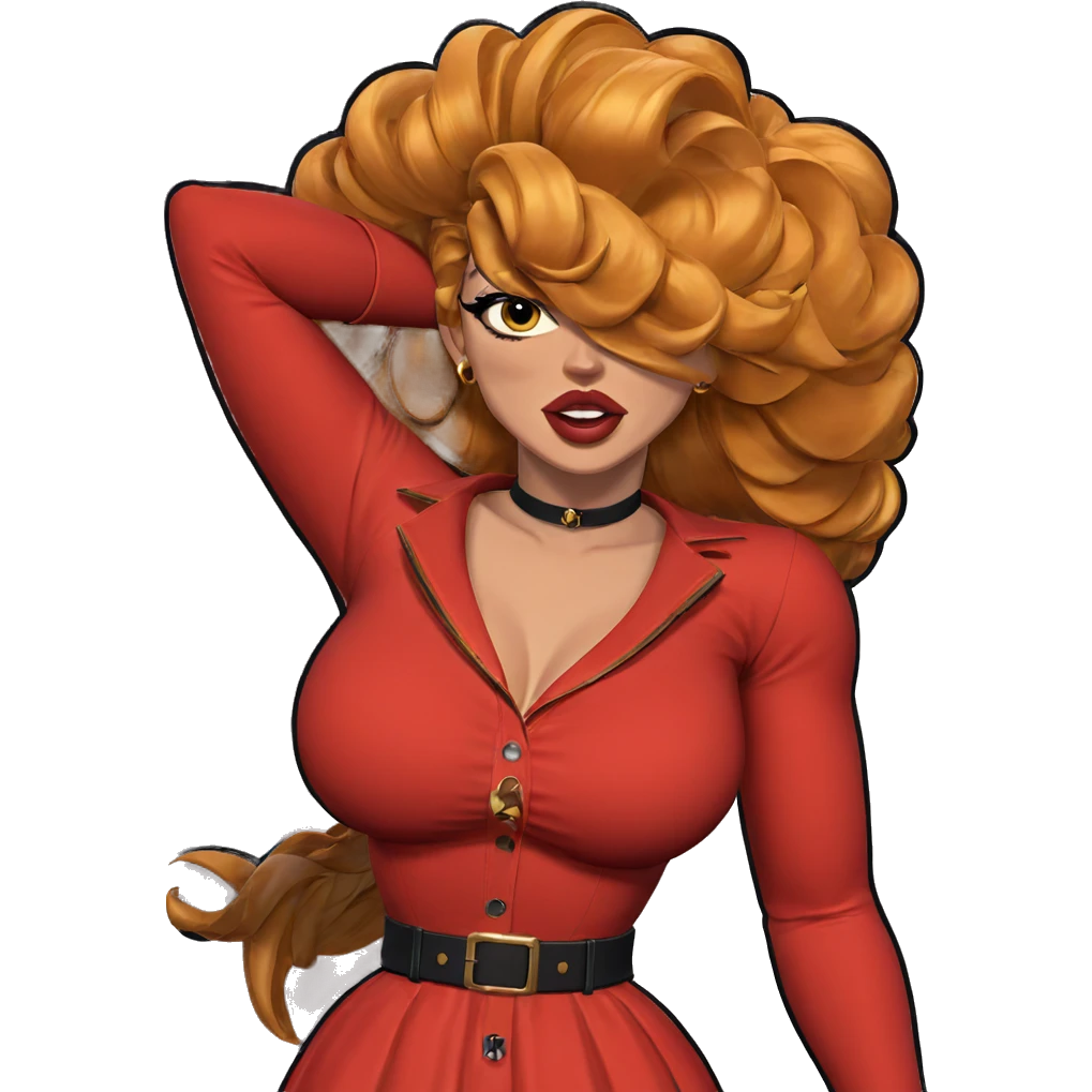 confident beauty with flair emoji