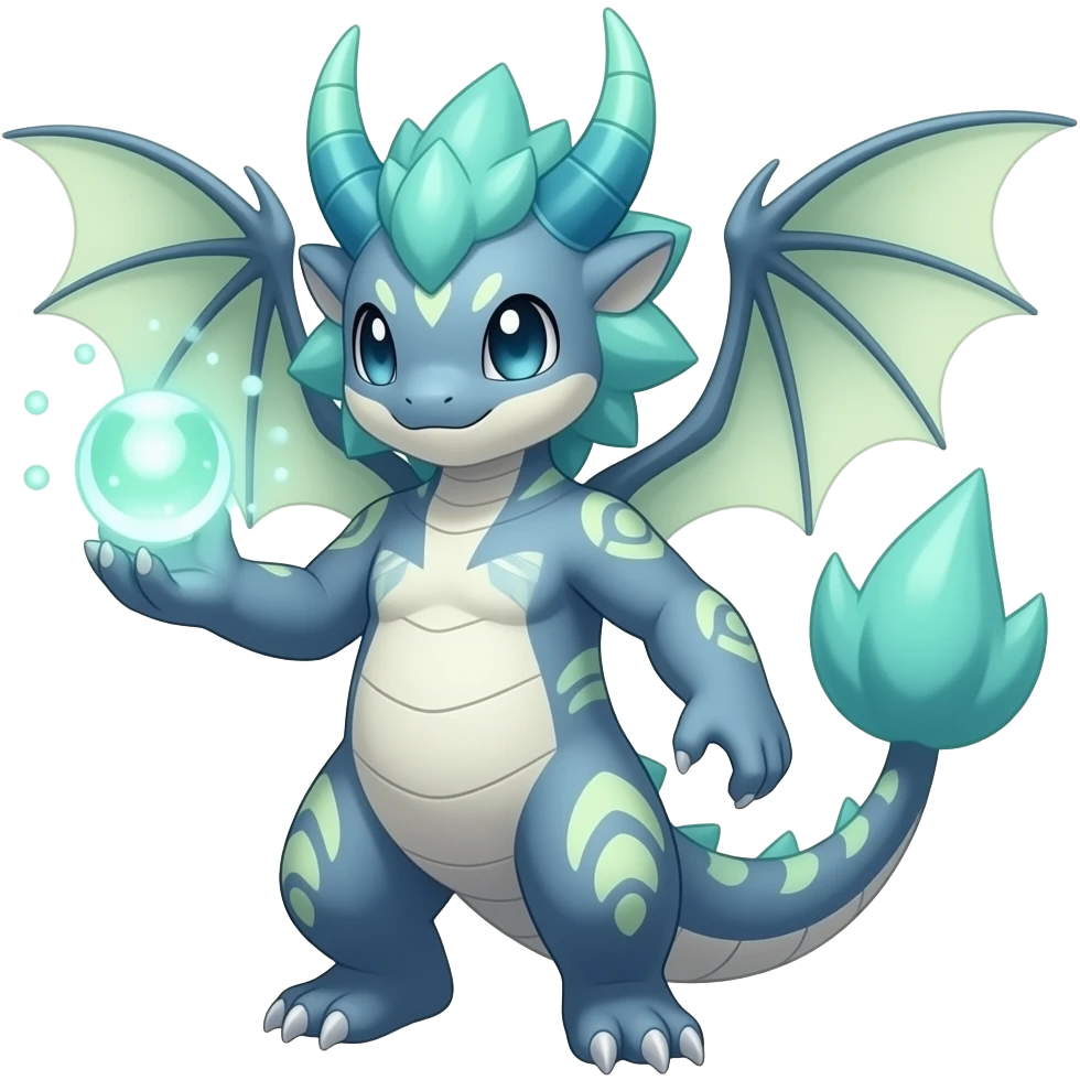 Elemental magical colorful exotic animesque Pokémon-Fakémon-animal-creature emoji