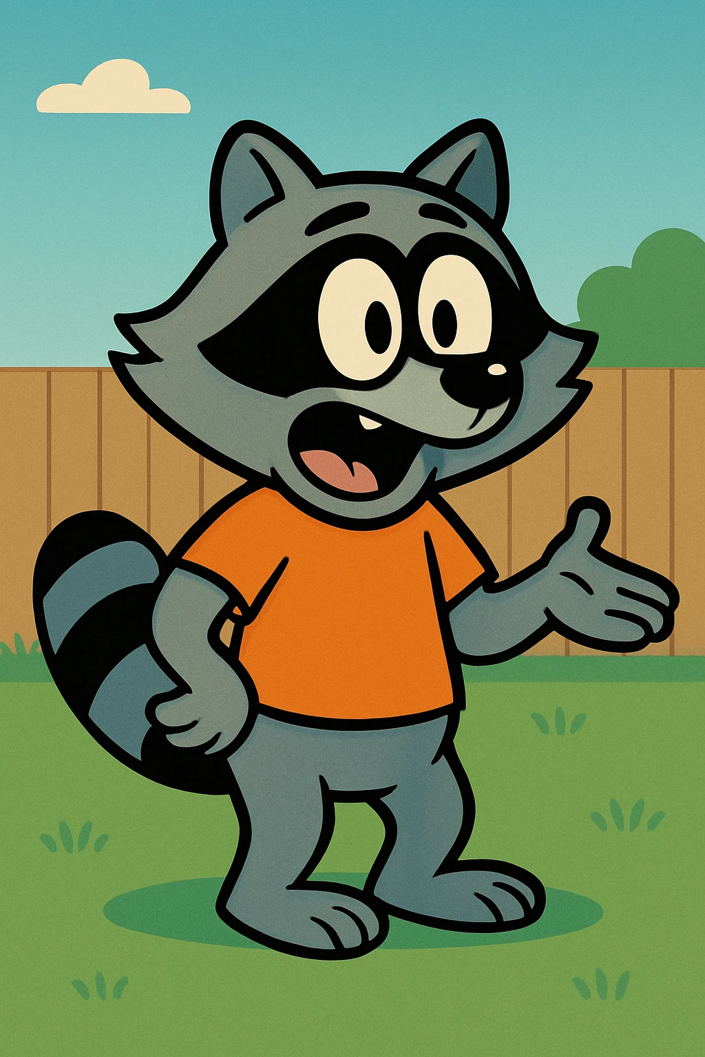 Raccoon emoji
