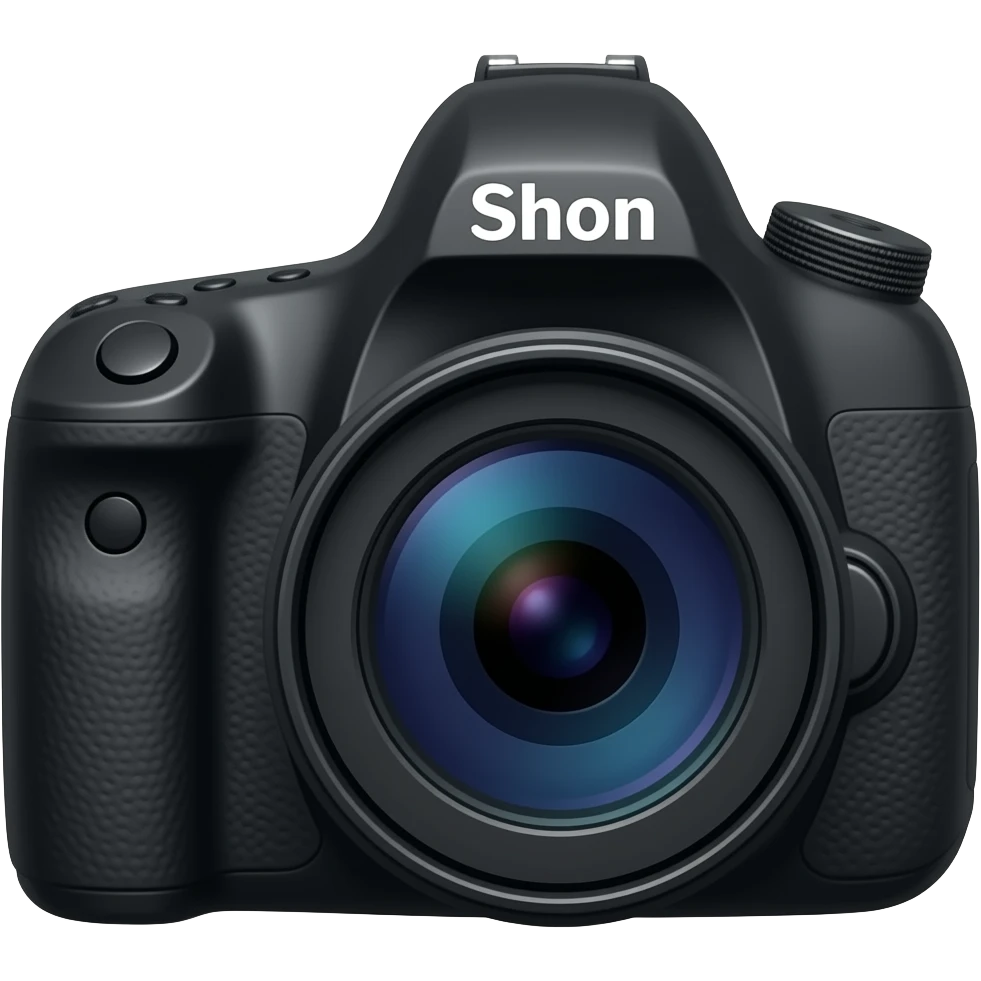 blogger with a camera emoji