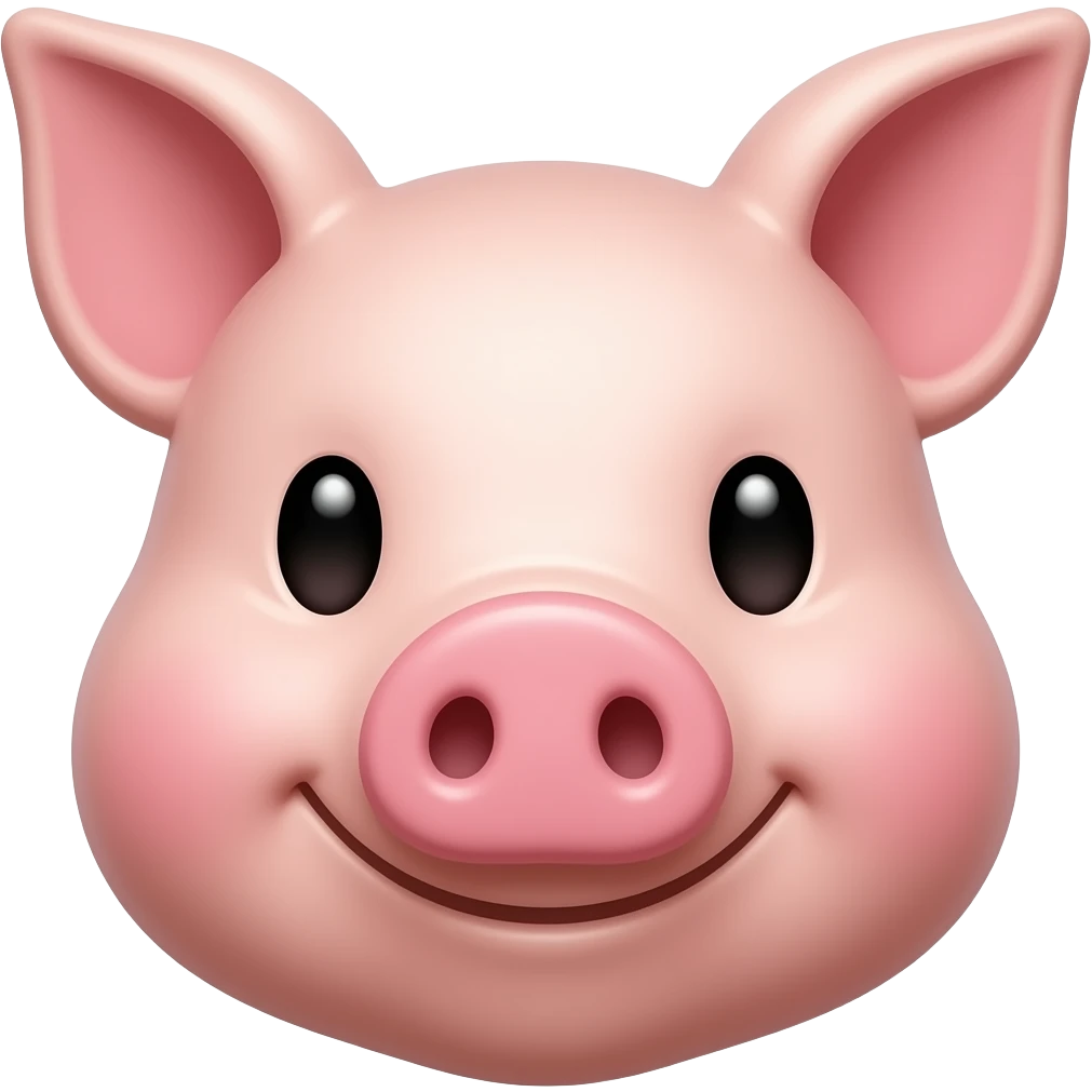 pig head emoji