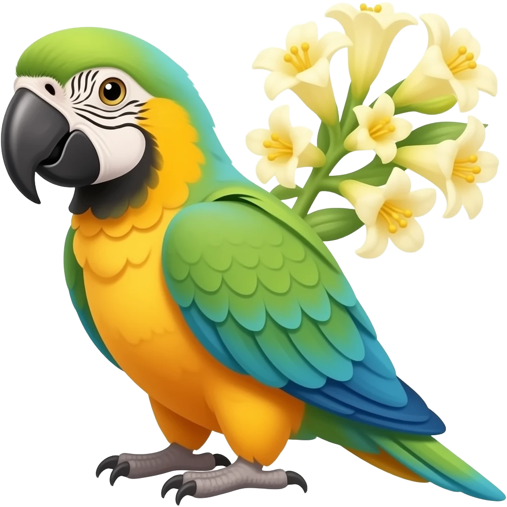 Hyacinth macaw emoji