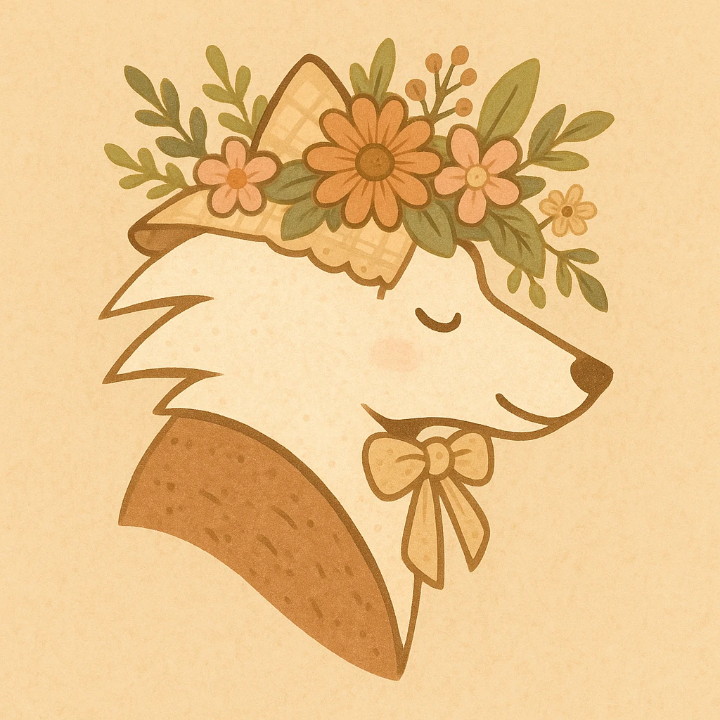 Give the Overwolf logo a cute cottagecore makeover emoji