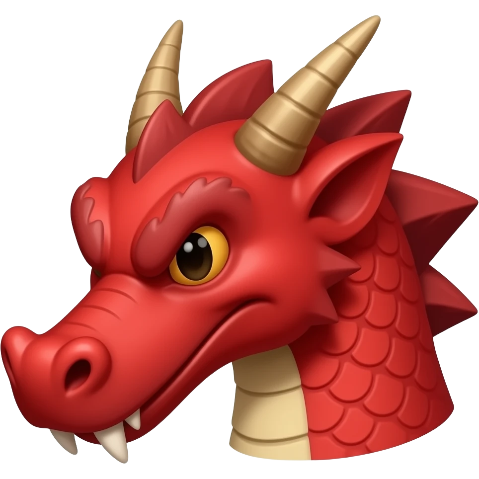 red dragon hand emoji