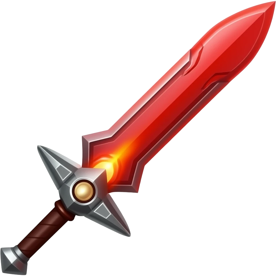 A red future sword emoji