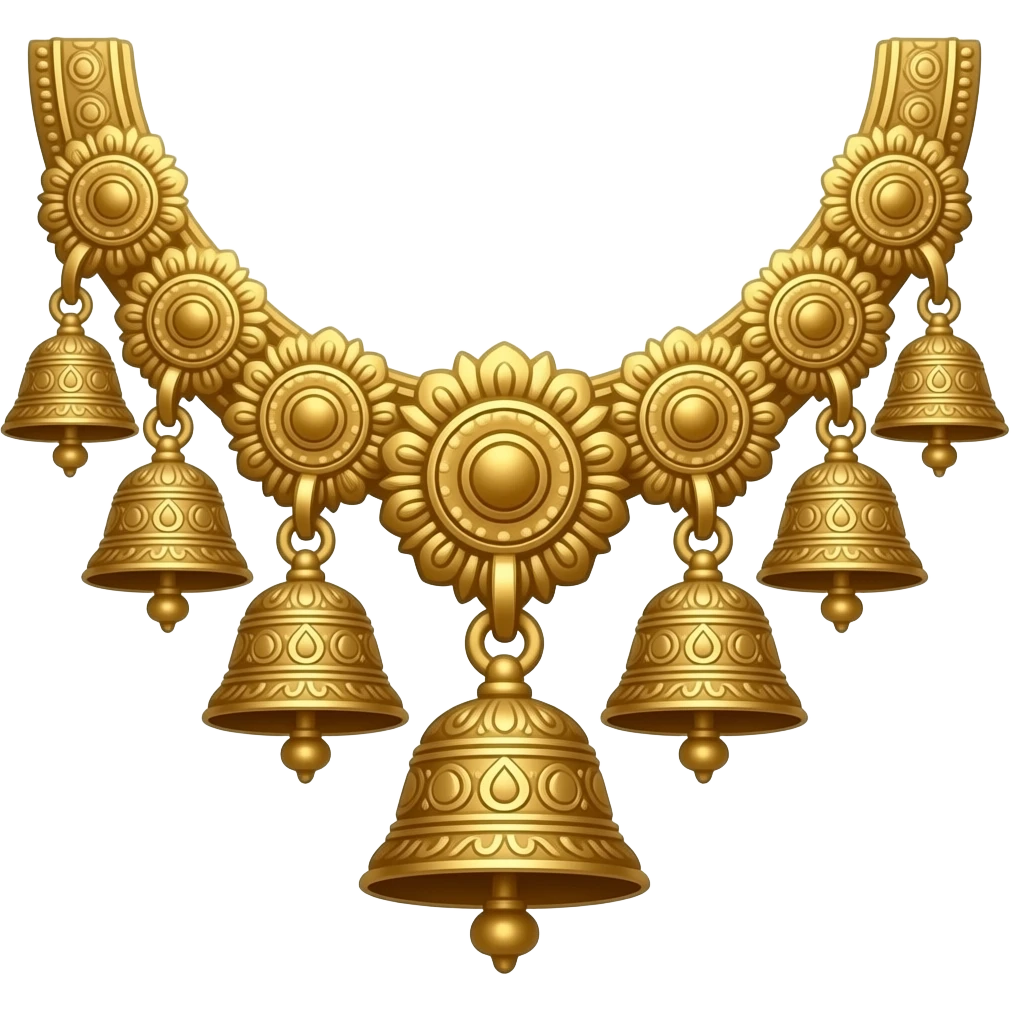 the dance ghungooros that you wear for bharathanatyam anklets emoji