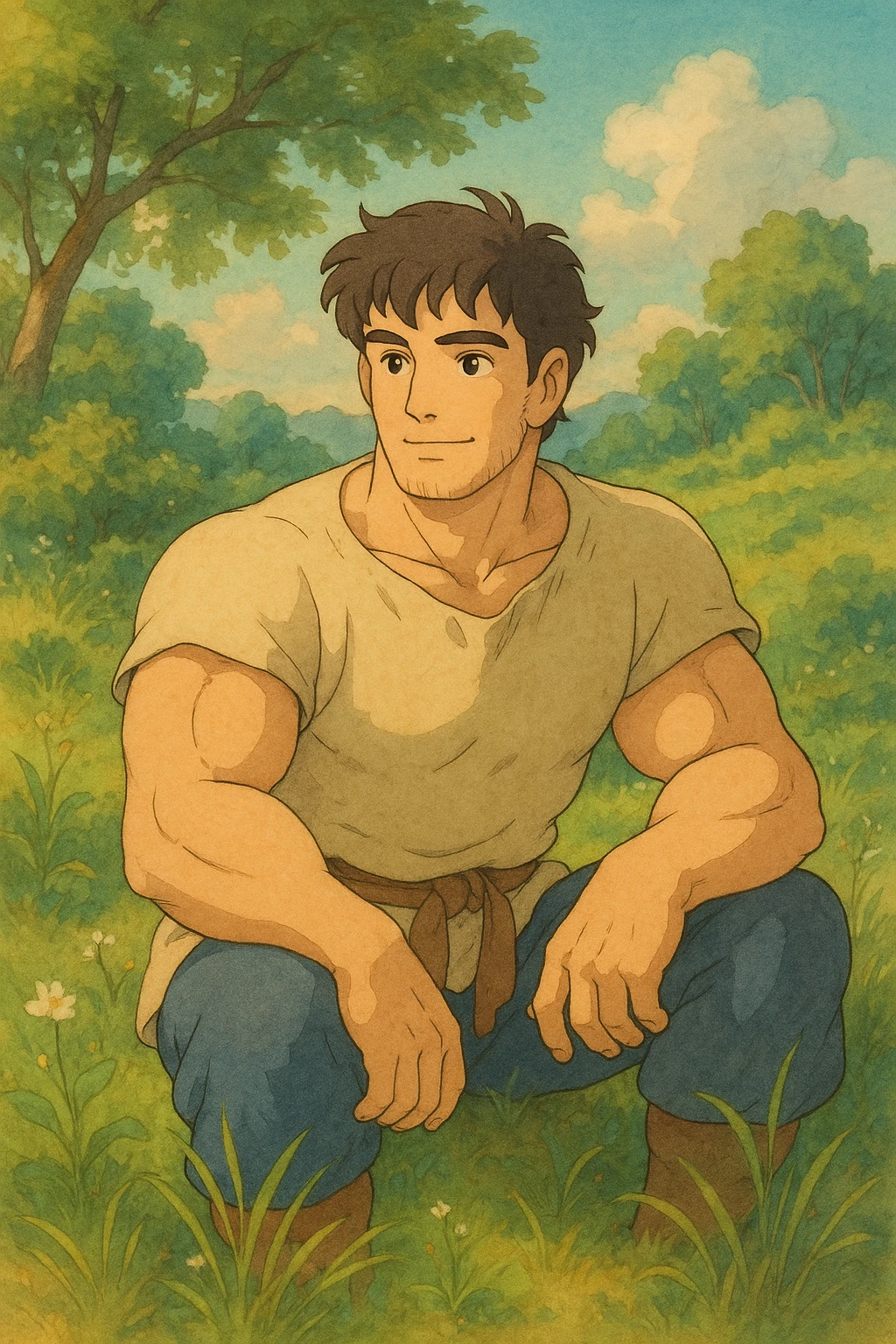 muscular man emoji