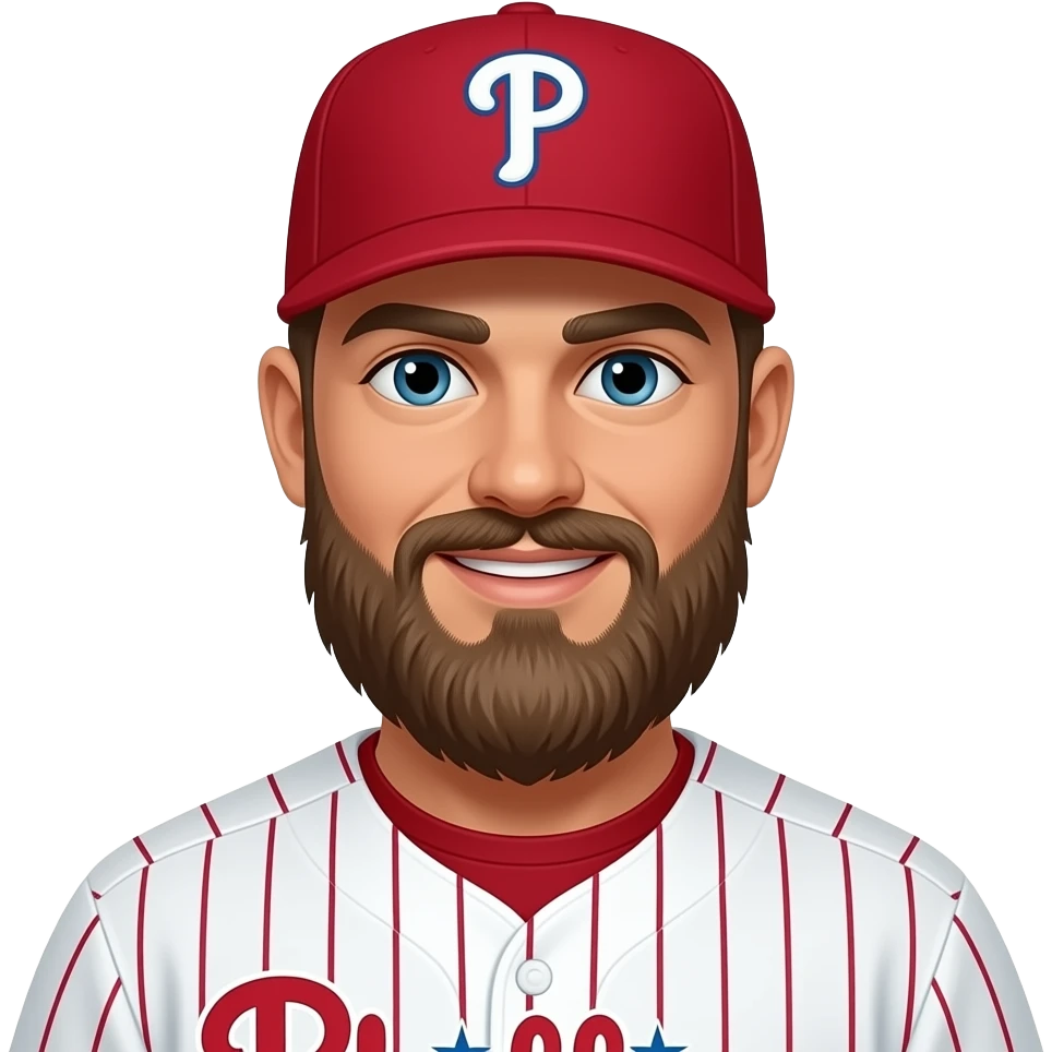 Brandon marsh Phillies beard emoji