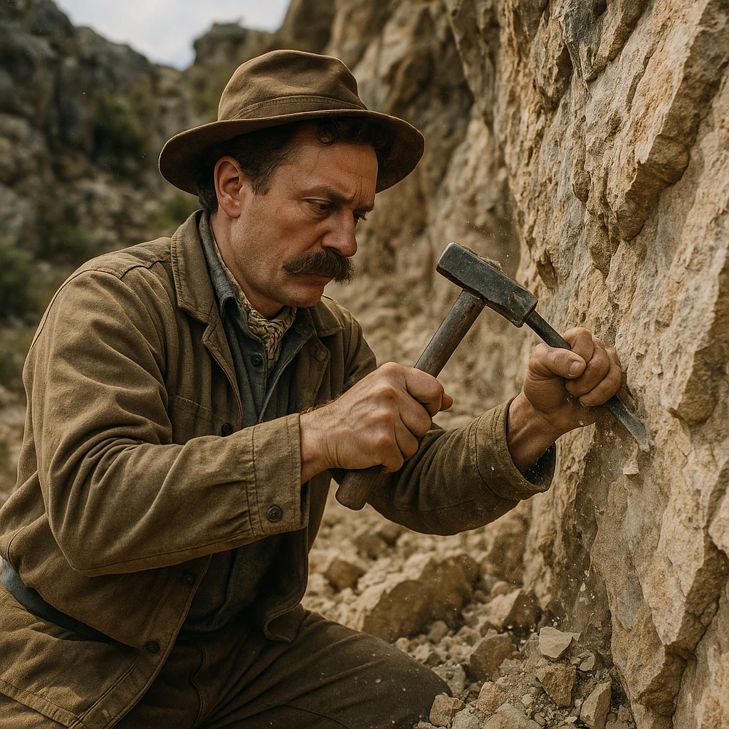 a man flakes off the rock face emoji