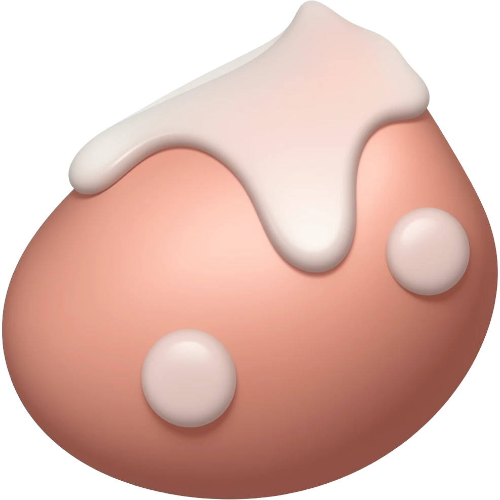 Penis avec du lait dessus emoji