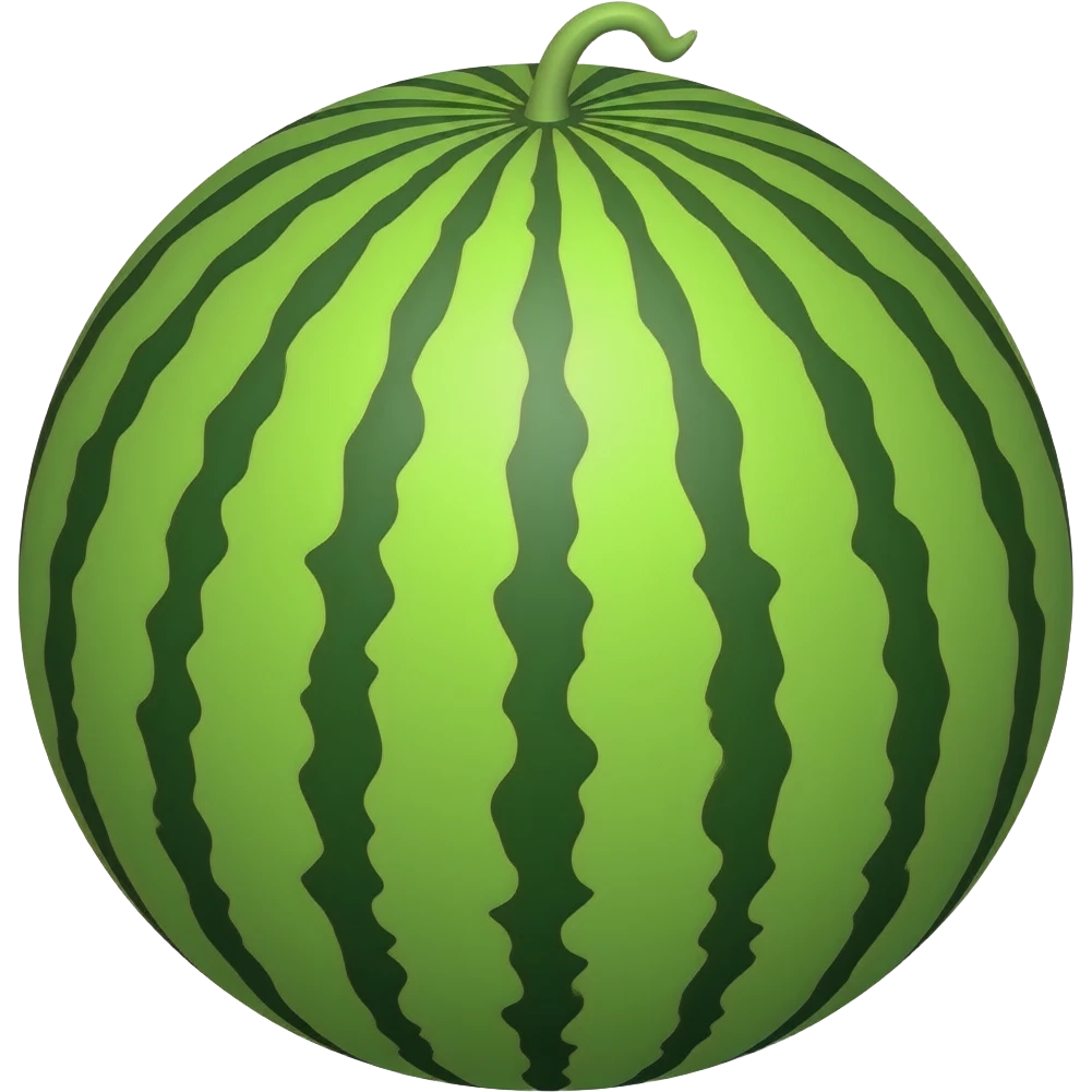 Watermelon whole emoji