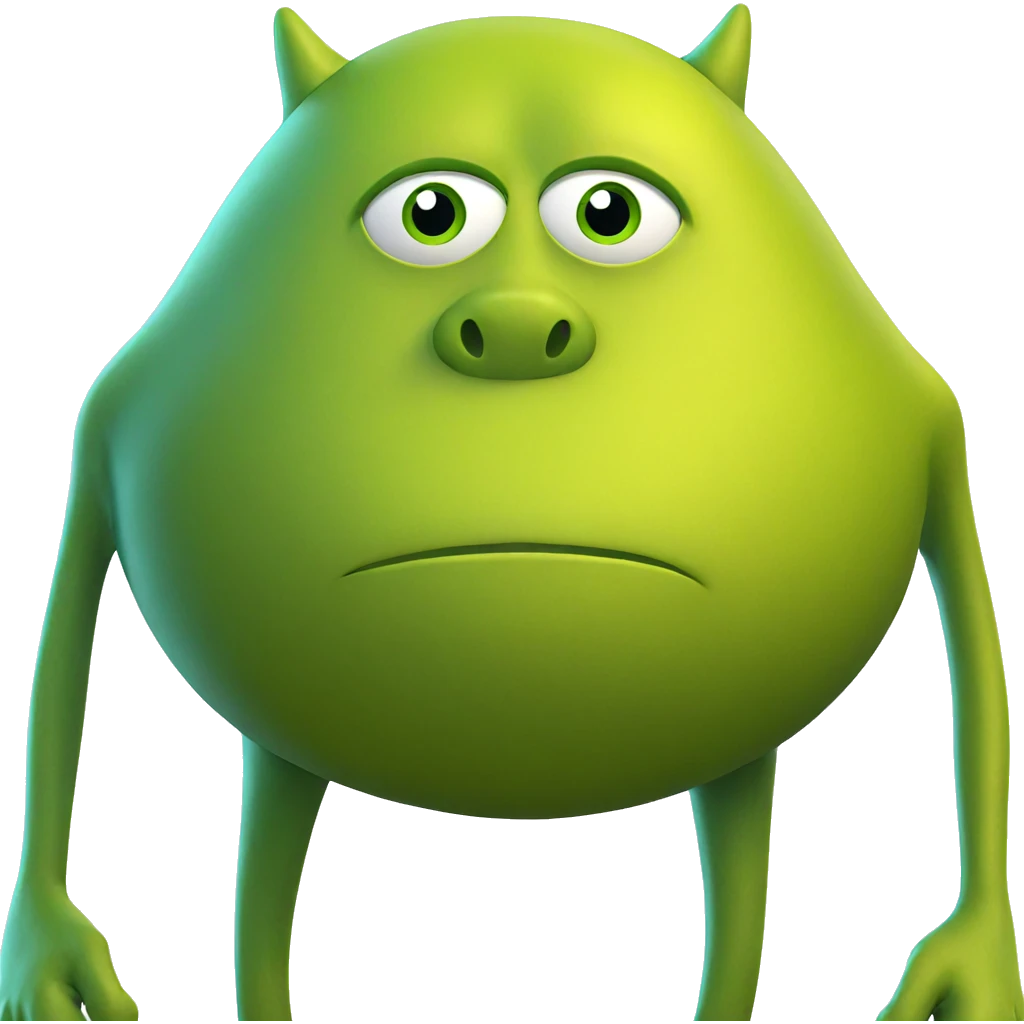 green skinned creature portrait emoji