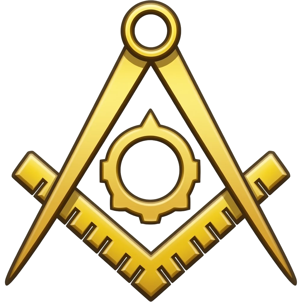 Freemason emblem emoji