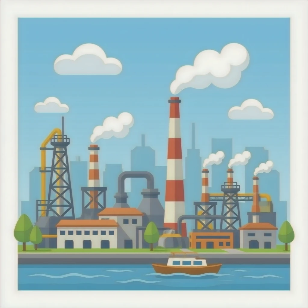 Industry in a society emoji
