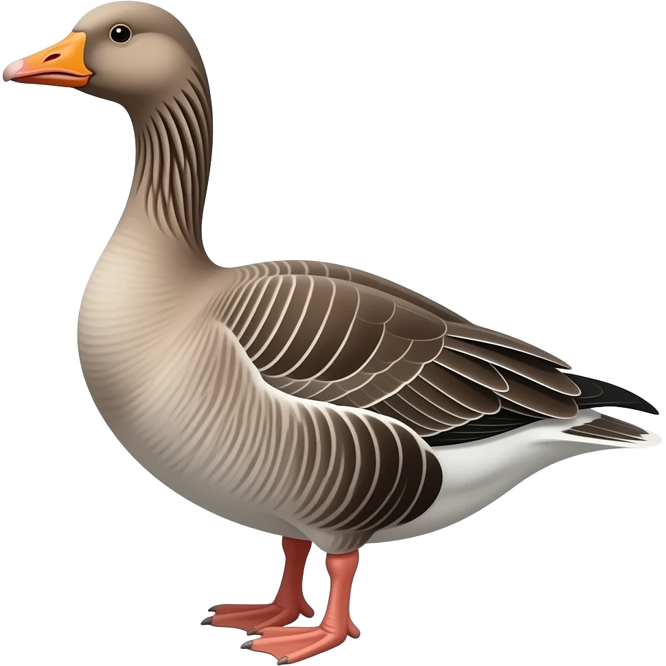 greylag goose emoji