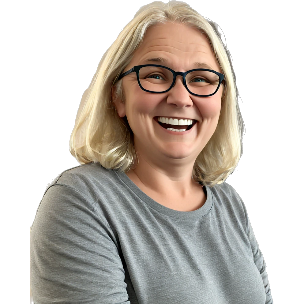 smiling boy with glasses emoji