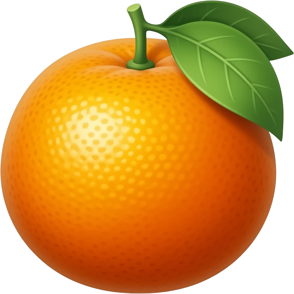 Orange fruit emoji