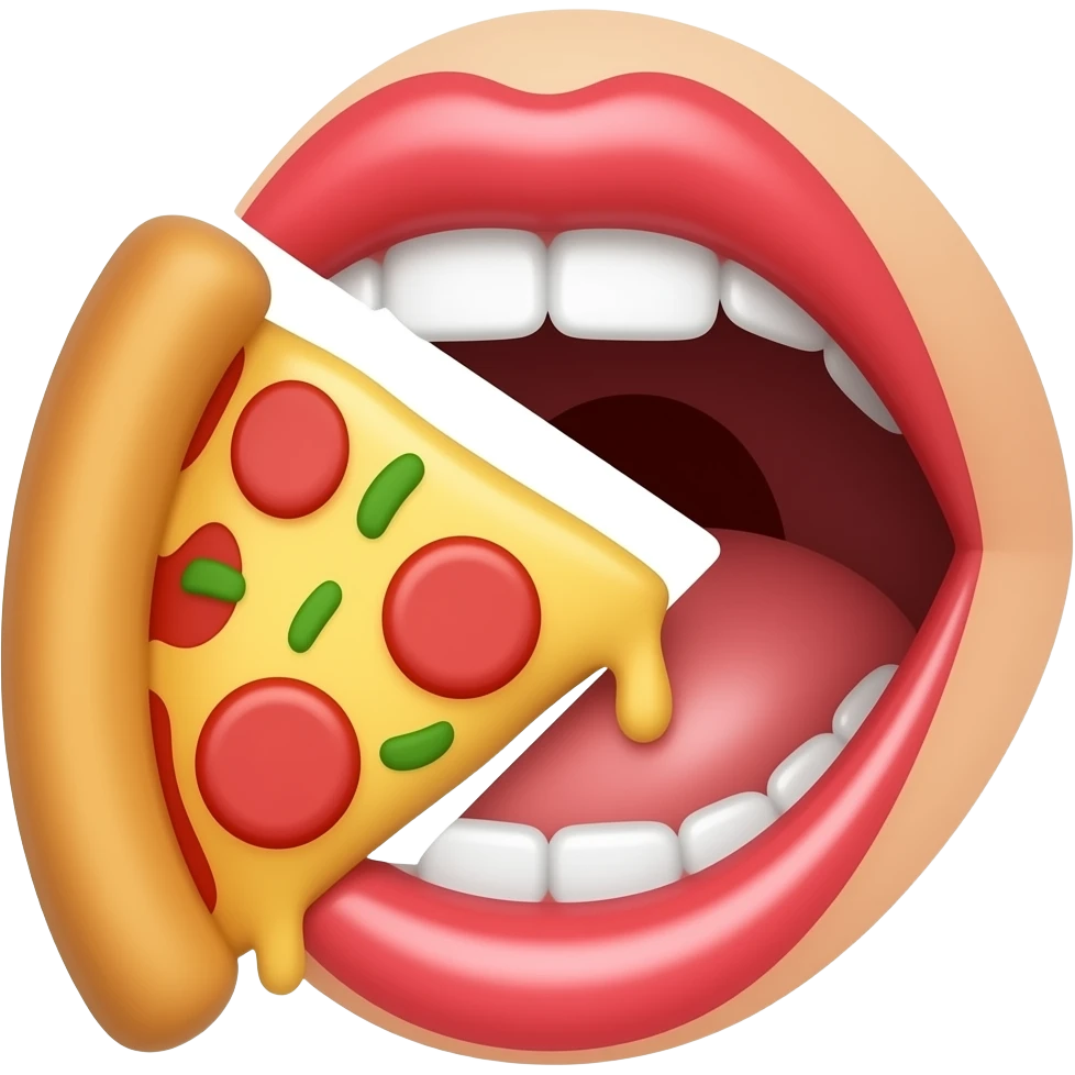 emogi boca pizza emoji