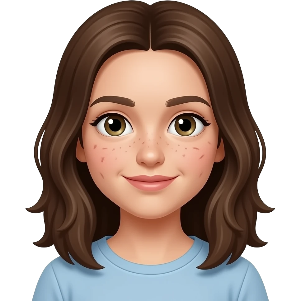 girl with breakouts emoji