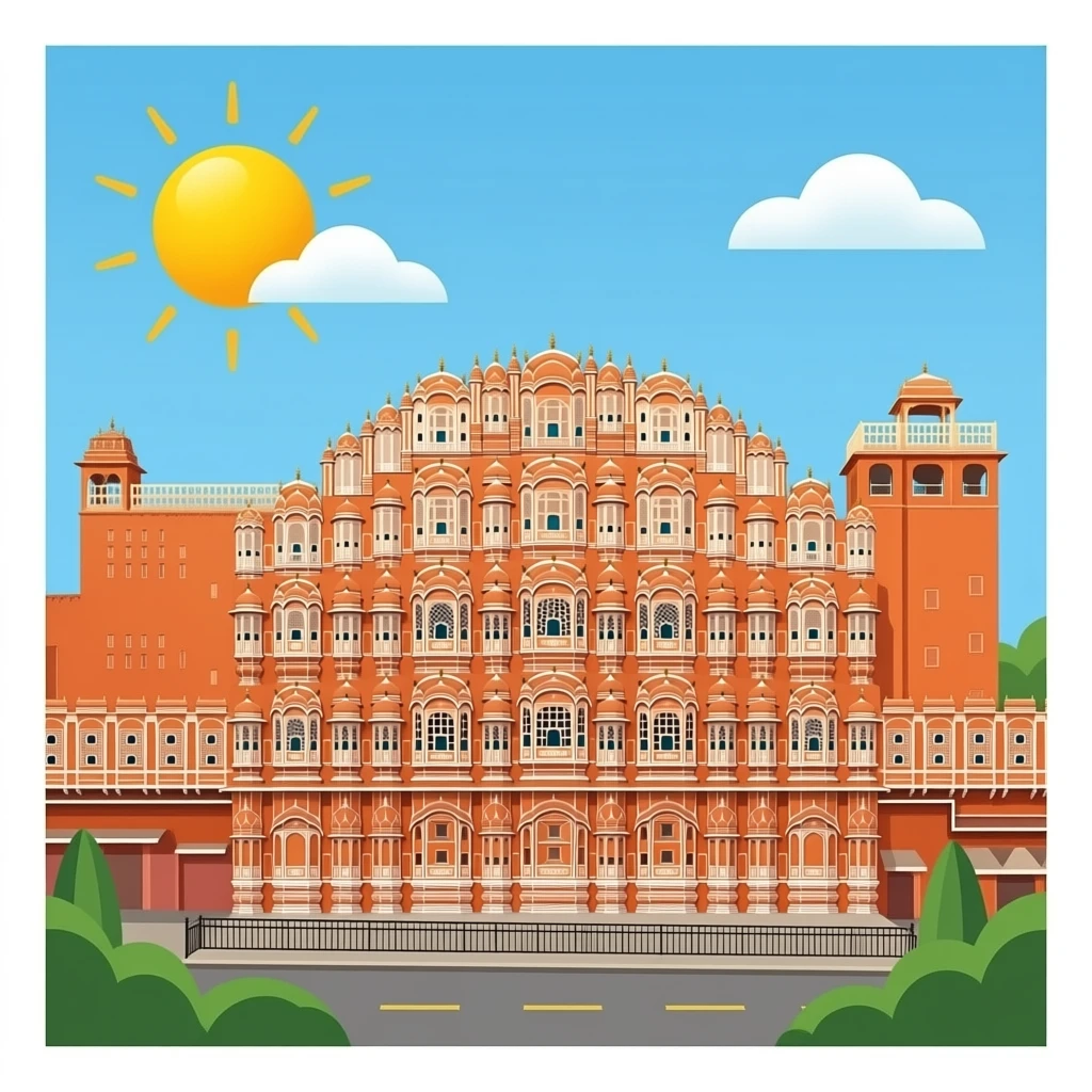 Hawa mahal jaipur emoji