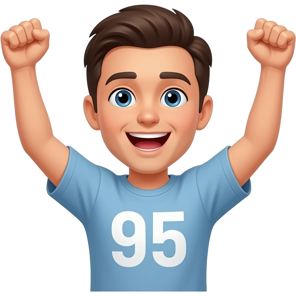 95 we did it yeah! emoji